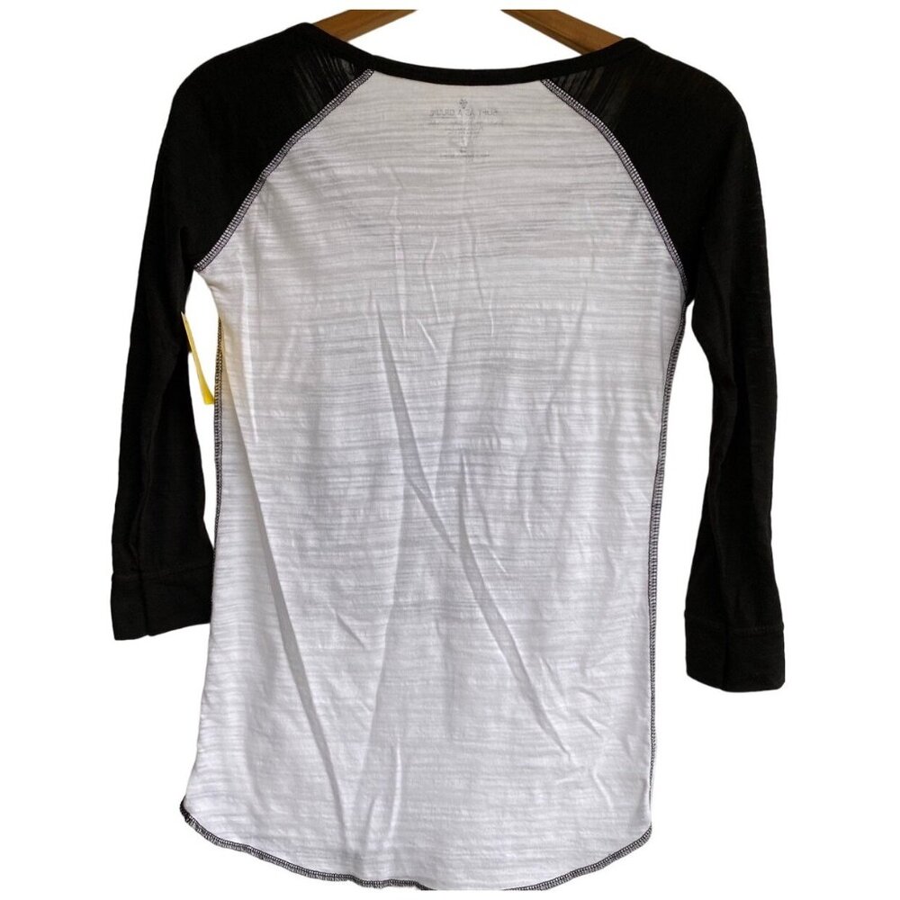 St Paul Saints MN Soft As A Grape Tee Shirt Jersey Women's Sz S Black White NWT - Picture 2 of 8